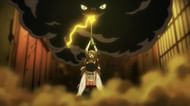 Nami and Zeus in One Piece episode 1038 (Image via Toei Animation)